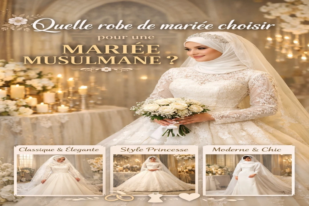 Quelle robe de mariée choisir pour une mariée musulmane ?
