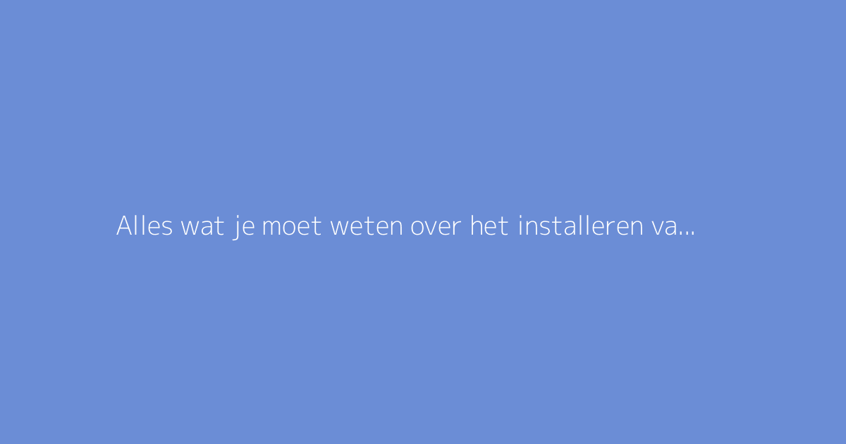 Alles wat je moet weten over het installeren van buitenbewakingscamera’s