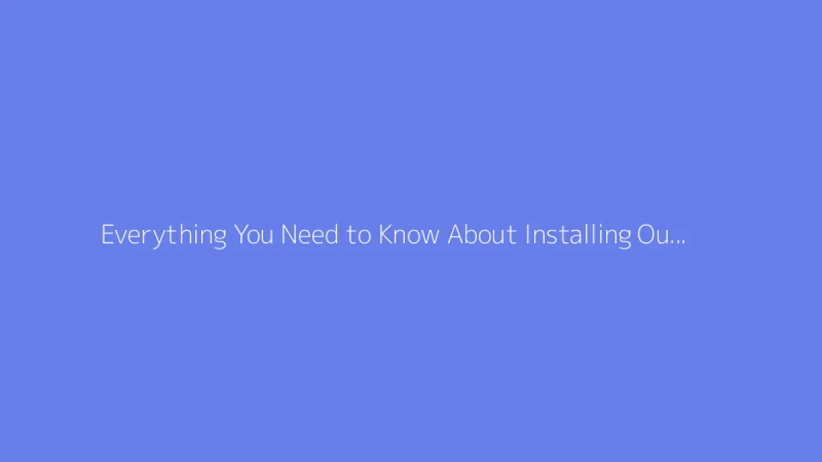 Everything You Need to Know About Installing Outdoor Surveillance Cameras