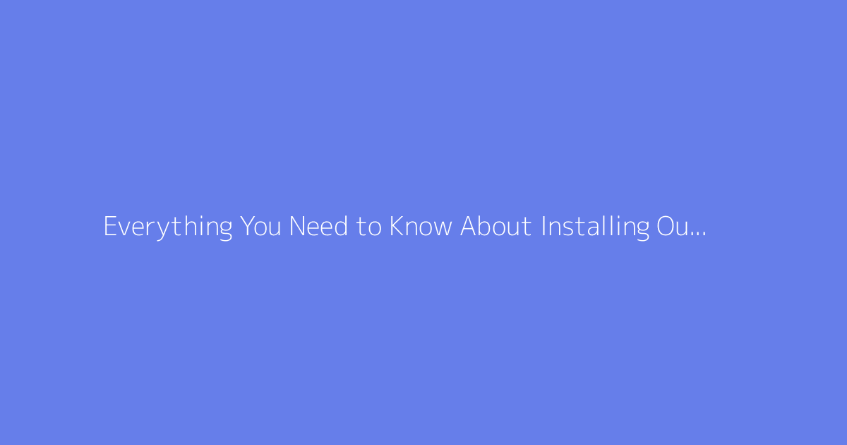 Everything You Need to Know About Installing Outdoor Surveillance Cameras