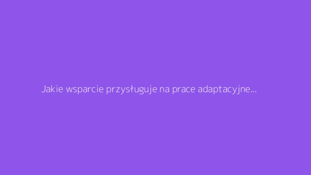 Jakie wsparcie przysługuje na prace adaptacyjne w mieszkaniu dla osób starszych?